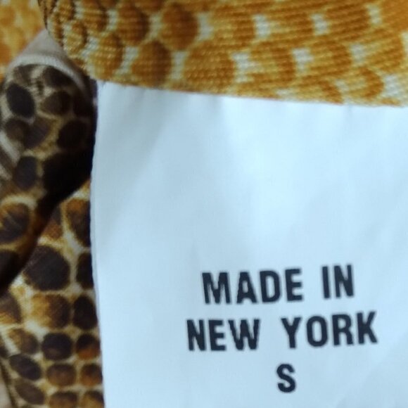 Ronny Kobo Tri Color Long Sleeve  Asymmetrical  BodyCon  Snake Print  Dress Sz S - Picture 7 of 10